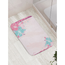 Bouquet of Hibiscus Art Bath Mat