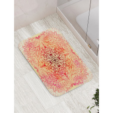 Doodle Flower Swirl Bath Mat