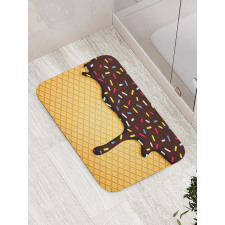 Choco Waffle Bath Mat