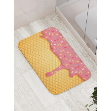 Waffle Pattern Bath Mat