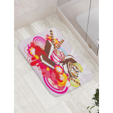 Flowers Deserts Bath Mat