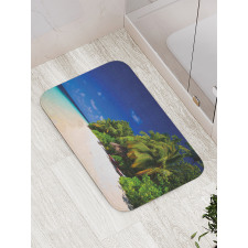 Sandy Coastline Surreal Bath Mat