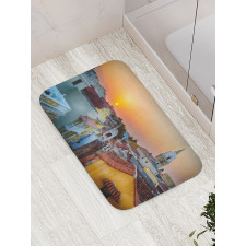 Rooftops Old City Coast Bath Mat