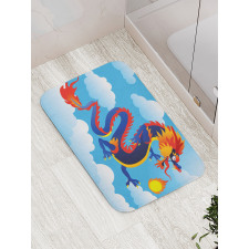 Surreal Folk Tale Art Bath Mat