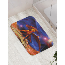 Dragon Knight Cosmos Bath Mat