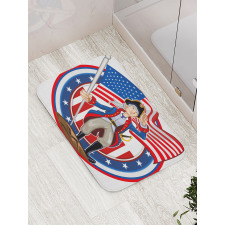 Patriot Emblem Bath Mat