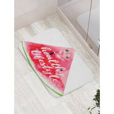 Healthy Lifestyle Vivid Bath Mat