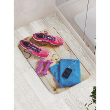 Women's Gym Equipment Bath Mat