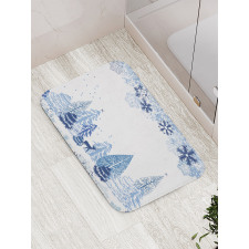 Winter Forest Bath Mat