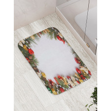 Dressed Xmas Tree Bath Mat