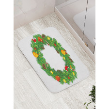 Dressed Wreath Bath Mat