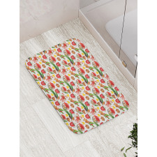 Retro Cookies Candy Bath Mat