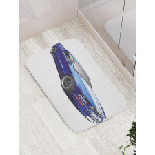 Race Car Vivid Kids Bath Mat