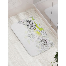 Wild Field Plants Bath Mat