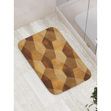 Wooden Rustic Pattern Bath Mat