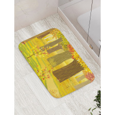 Fantasy Dreamlike Forest Bath Mat