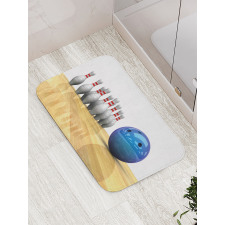 Objects on Floor Bath Mat