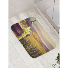 Italy Tuscany Vineyard Bath Mat