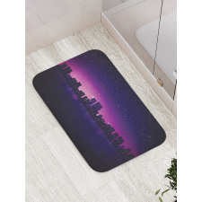 City Skyline Urban Life Bath Mat