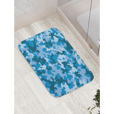 Dark with Pale Motifs Bath Mat