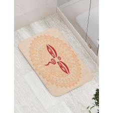 Oriental Mandala Ancient Zen Bath Mat