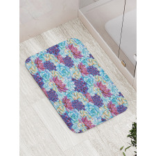 Flowers Bohemian Bath Mat