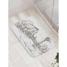 Rustic Farmhouse Barn Bath Mat