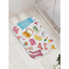 Girlish Items Bath Mat