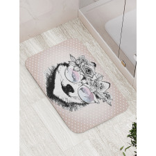 Wreath Sunglasses Bath Mat