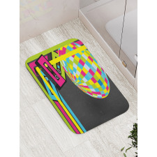 Retro Disco Ball Bath Mat