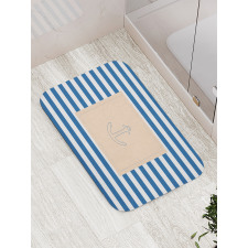 Maritime Anchor Bath Mat