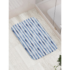 Watercolor Brush Bath Mat