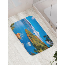 Lake Ashi in Japan Bath Mat