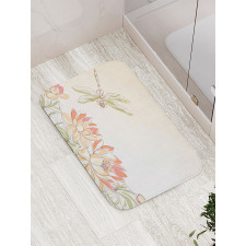 Lotus Flower Field Bath Mat