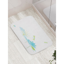 Waterlily Nature Lake Bath Mat