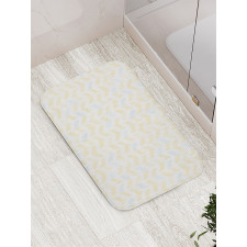 Ikat Style Tile Bath Mat