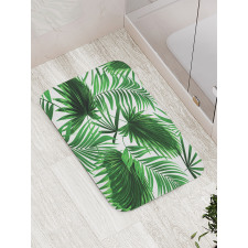 Vivid Leaves Growth Bath Mat