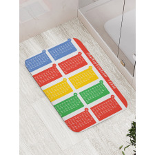 Colorful Classroom Bath Mat