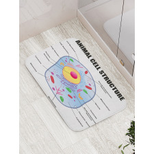 Animal Cell Study Bath Mat