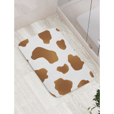 Brown Spots on Cow Bath Mat