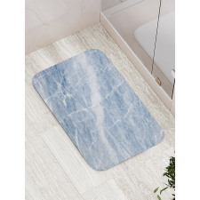 Blue Geography Stone Bath Mat