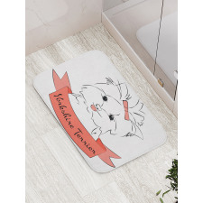 Puppy Hair Buckle Bath Mat