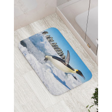 Detailed Arctic Photo Bath Mat