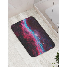 Outer Space Stars Galaxy Bath Mat