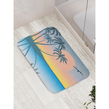 Tropical Island Exotic Bath Mat