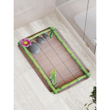 Spa Stone Motifs Bath Mat