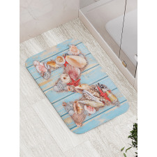 Aquatic Inspiation Art Bath Mat