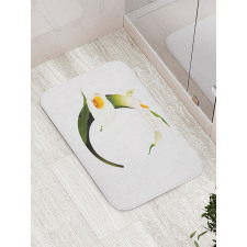 Calla Lilly Flower Bath Mat