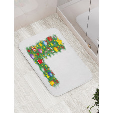 Pine Tree Majuscule L Bath Mat