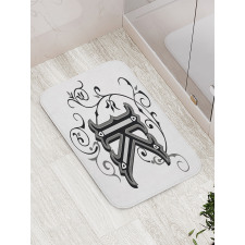 Illustrious Uppercase Bath Mat